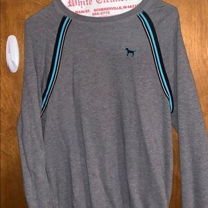 Victoria secret comfy grey crew